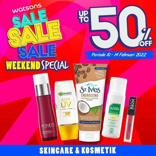 Promo Watsons Periode 10 14 Februari 2022 Aneka Skincare Body Care