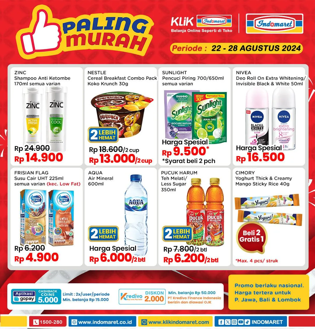 Promo Indomaret Paling Murah 22-28 Agustus 2024