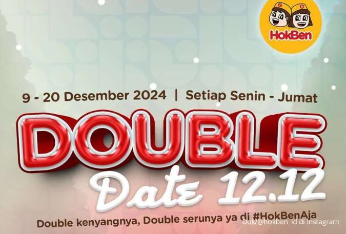 3 Promo HokBen 12.12 Mulai 9-20 Desember 2024, Harga Mulai Rp 12.000-an Saja