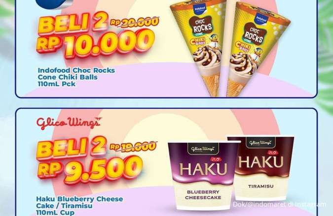 Promo Es Krim di Indomaret Weekend, Beli 2 Lebih Murah Spesial Minggu 2 Februari 2025
