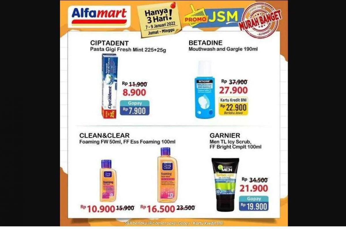 Promo JSM Alfamart Akhir Pekan Banyak Diskonan, 7-9 Januari 2022