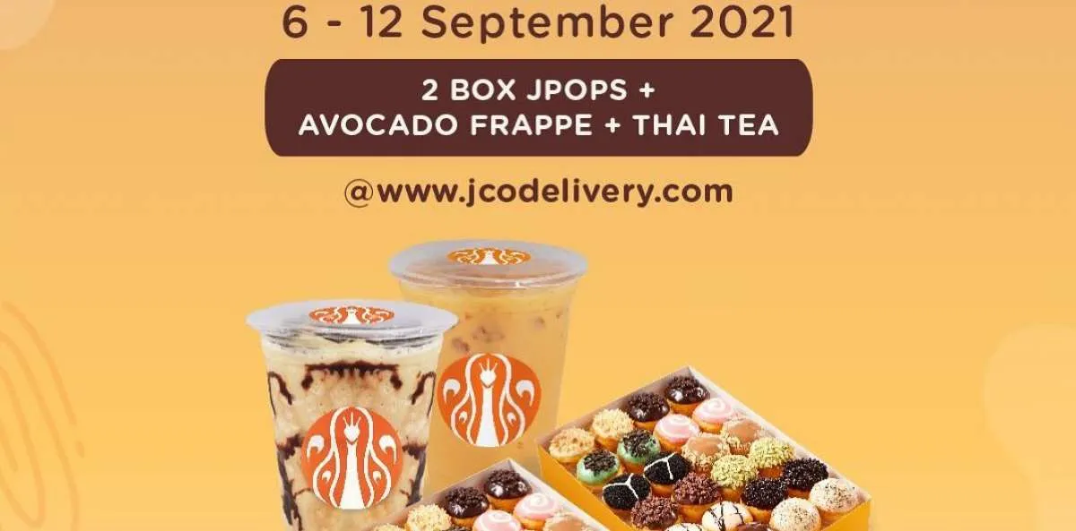 Promo J.CO mingguan 6-12 September 2021, harga spesial khusus pembelian delivery