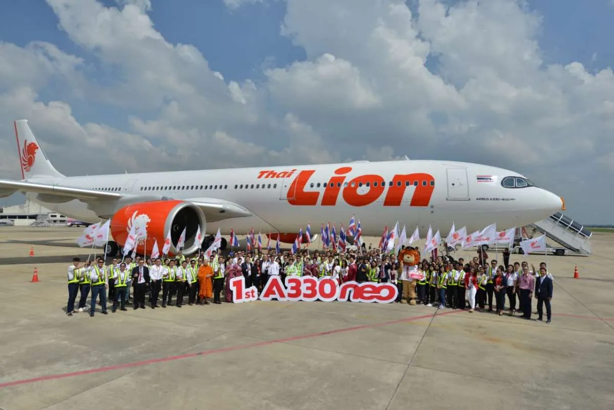 Thai Lion Air datangkan pesawat baru, begini mewahnya kabin Airbus 330neo