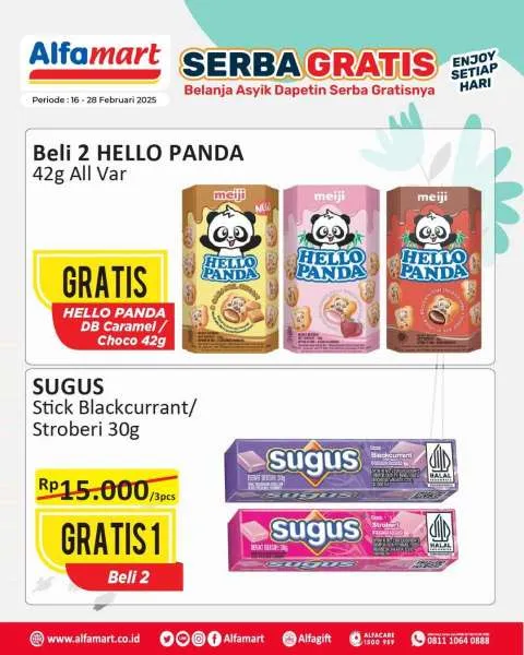 Promo Alfamart Serba Gratis Periode 16-28 Februari 2025