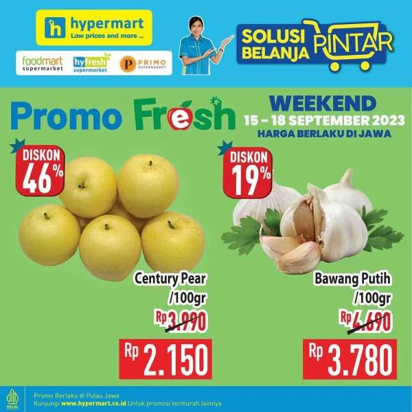 Promo Hypermart Hyper Diskon Weekend Periode 15-18 September 2023