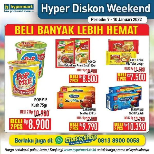 Promo Hypermart 7-10 Januari 2022
