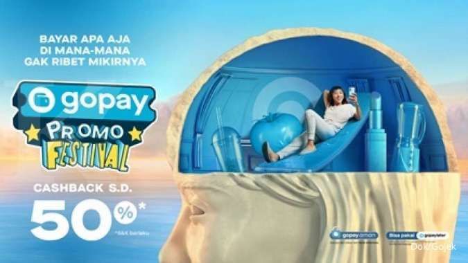 GoPay Tebar Cashback Hingga 50%, Mulai dari Belanja Hingga Investasi