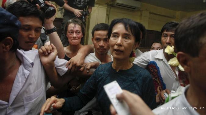 Suu Kyi menangi pemilihan parlemen