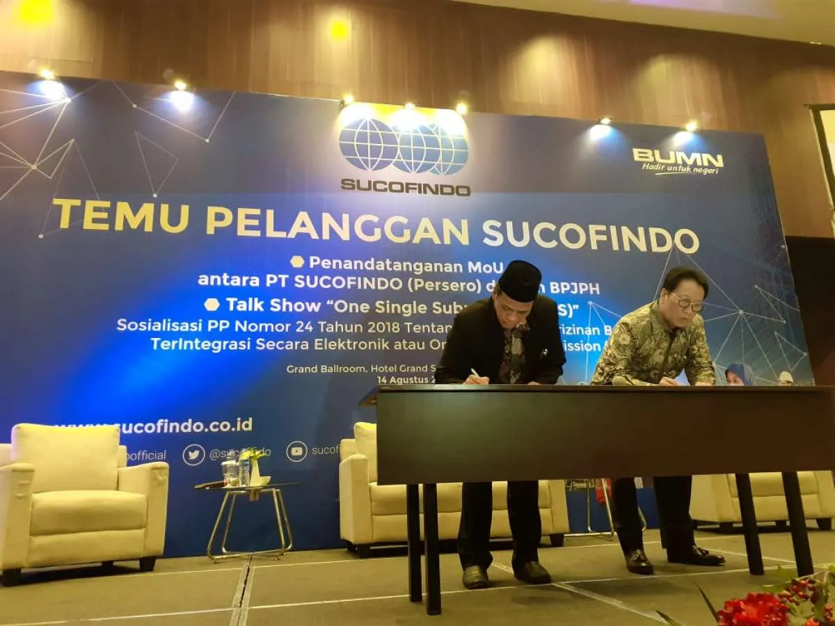 Sucofindo tandatangani MoU kerja sama sertifikasi halal dengan BPJPH Kemenag
