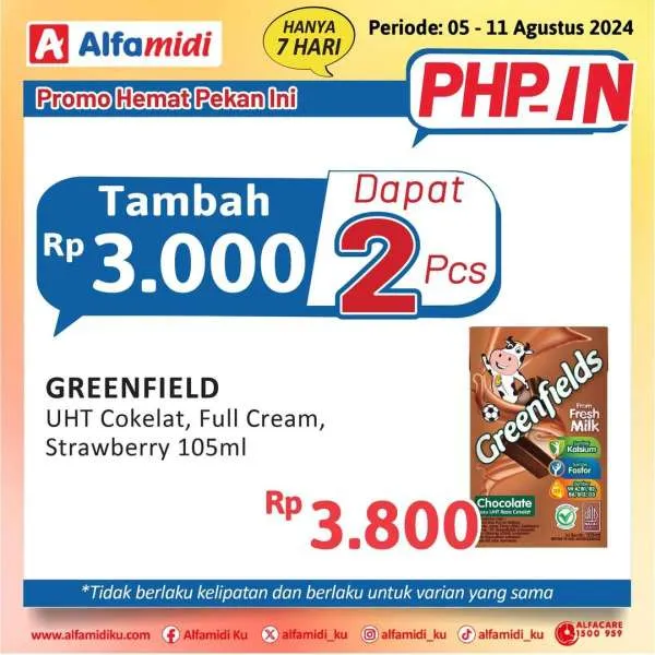 Promo Alfamidi Hanya 7 Hari Periode 5-11 Agustus 2024