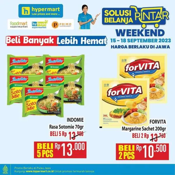 Promo Hypermart Beli Banyak Lebih Hemat Periode 15-18 September 2023