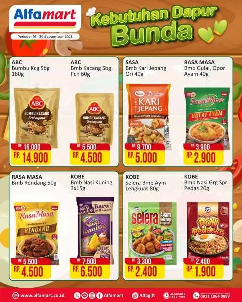 Promo Alfamart Kebutuhan Dapur Periode 16-30 September 2025