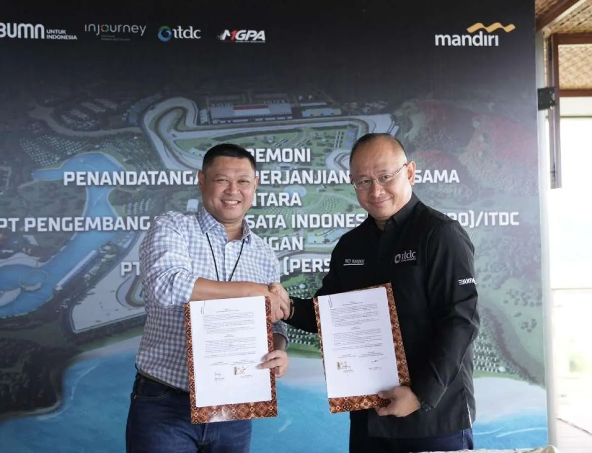 Dukung WSBK 2023, ITDC Teken Perjanjian Kerjasama Naming Right Bale Mandiri