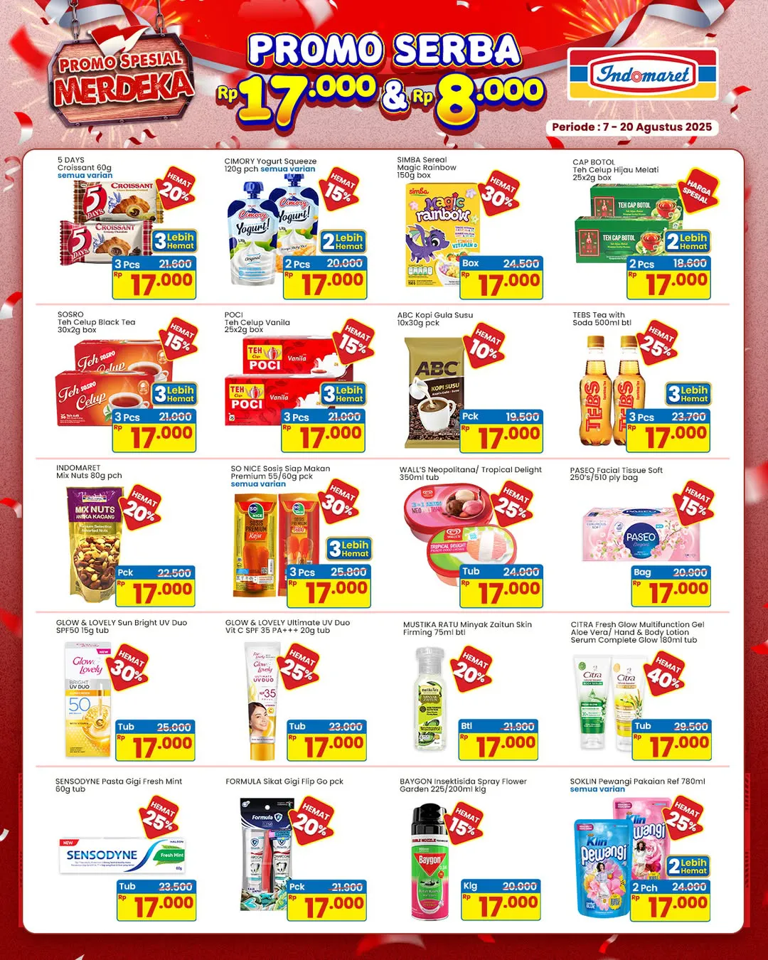 Promo Indomaret Merdeka 7-20 Agustus 2025