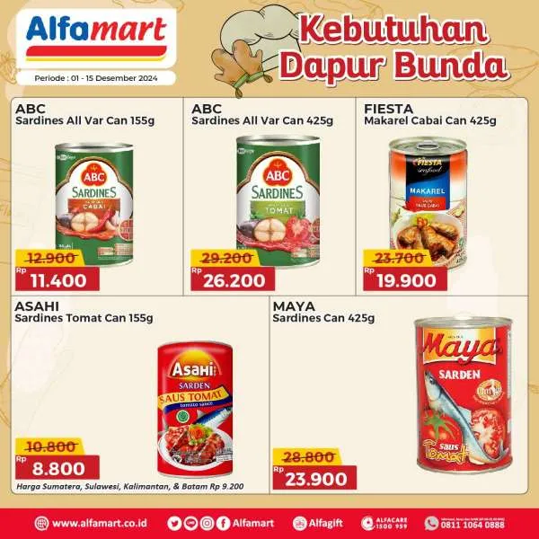 Promo Alfamart Kebutuhan Dapur Periode 1-15 Desember 2024