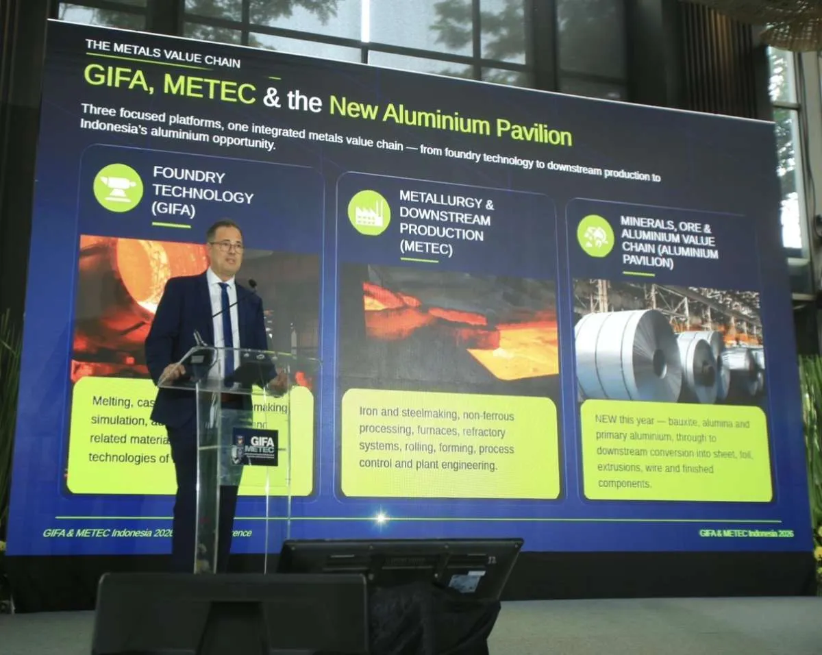 Investasi Industri Logam US$ 8,44 M, GIFA&METEC Bidik Kebutuhan Teknologi Makin Besar