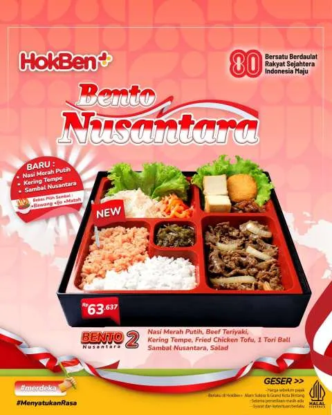 Promo HokBen+ Bento Nusantara 2