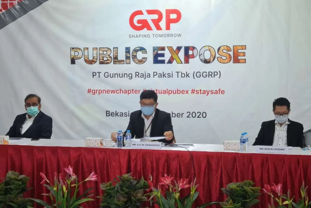 Gunung Raja Paksi (GGRP) menargetkan dapat mencatat laba bersih di 2021