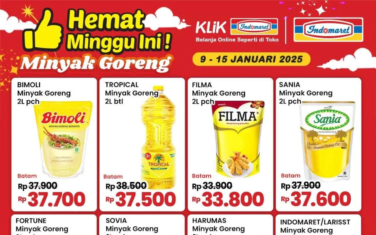 Promo Minyak Goreng di Alfamart-Superindo & Indomaret, Potongan Harga di Awal Pekan