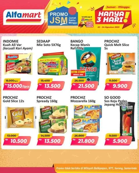 Promo JSM Alfamart Periode 22-24 Agustus 2025