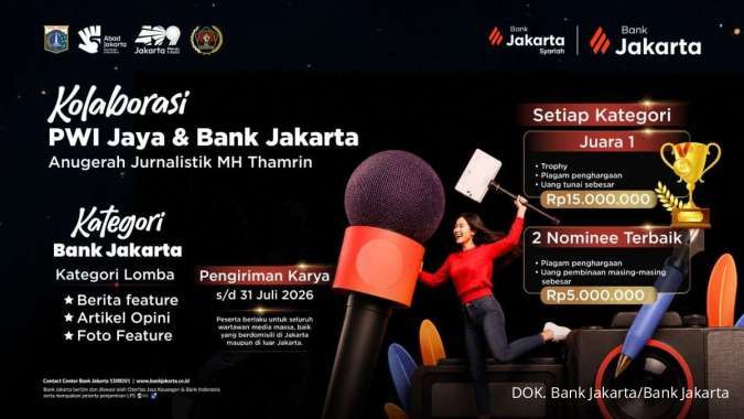 Bank Jakarta Gelar Lomba Karya Jurnalistik, Hadirkan Kategori Literasi Keuangan