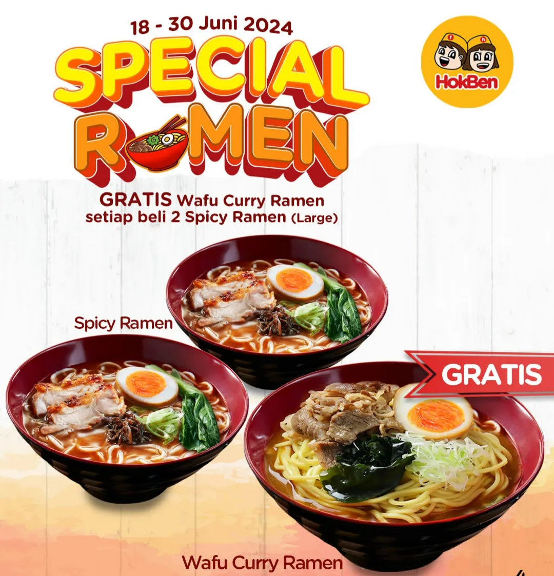 Hokben promo Juni 2024: Ramen