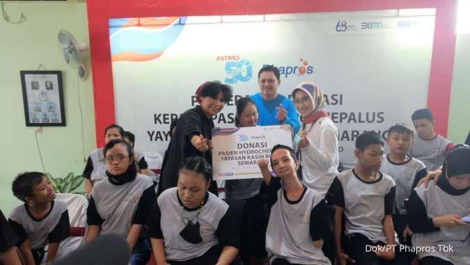 HUT ke-50 Tahun Antimo, Phapros Beri Bantuan bagi Anak-anak Penderita Hidrosepalus