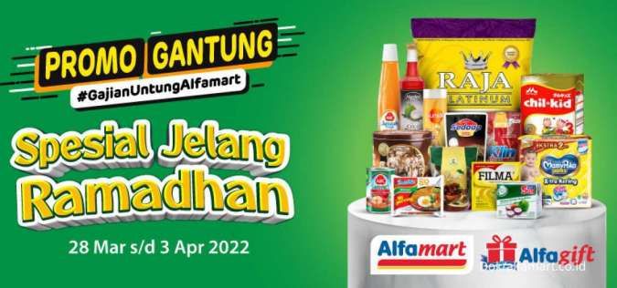 Promo Alfamart Gantung 28 Maret-3 April 2022, Harga Hemat Spesial Jelang Ramadhan