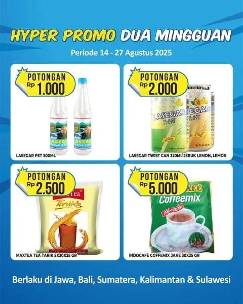 Promo Hypermart Dua Mingguan Periode 14-27 Agustus 2025