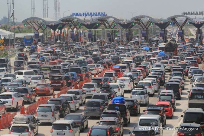 Tercatat 27 ribu kendaraan melintasi GT Palimanan, Sabtu pagi