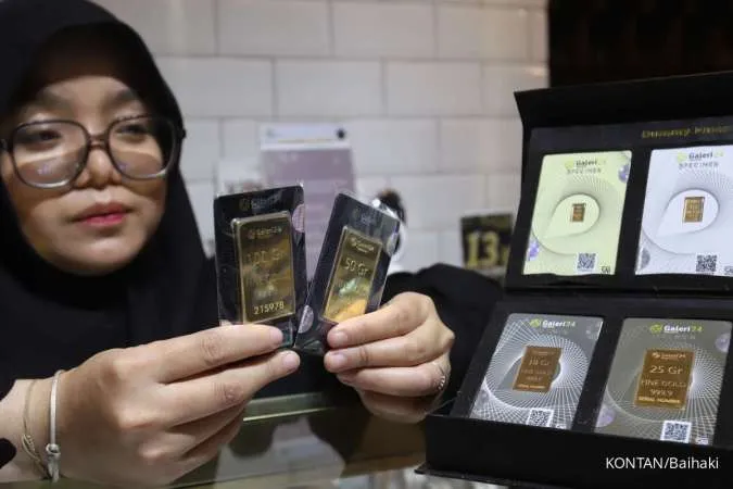 Harga Emas Pegadaian Kamis (3/9) Kompak Turun Rp 26.000, Galeri24 dan UBS Jadi Segini