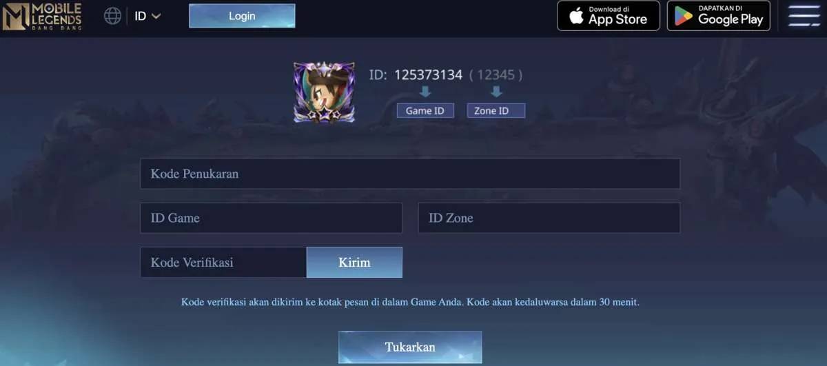 Kode Redeem ML Hari ini 25 Oktober 2024, Cek juga Cara Klaim Lewat Web Code Exchange