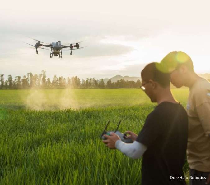 Drone Penyemprotan, Alternatif Tingkatkan Produktivitas Pertanian