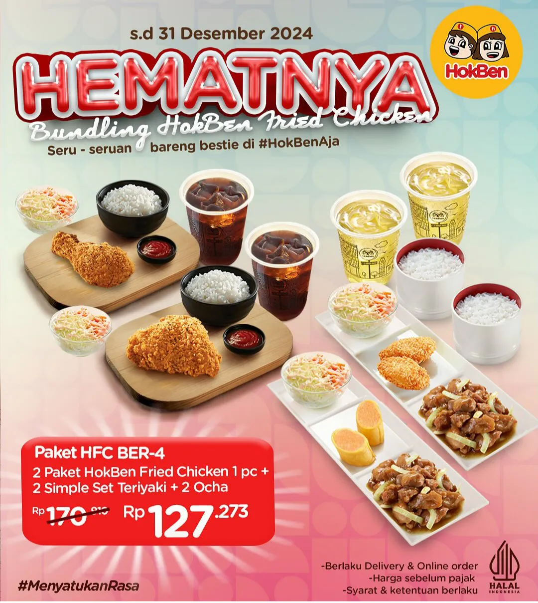 Promo Hokben Hematnya Fried Chicken