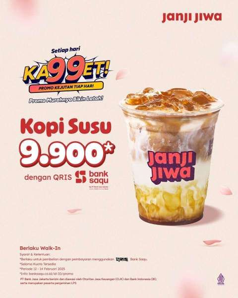 Promo Janji Jiwa x Bank Saqu 12-14 Februari 2025