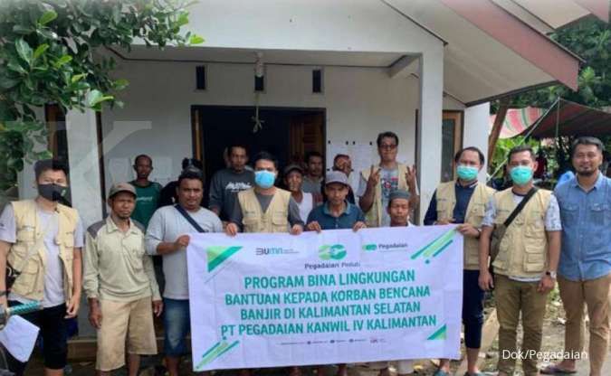 Pegadaian salurkan bantuan untuk korban banjir Kalimantan Selatan