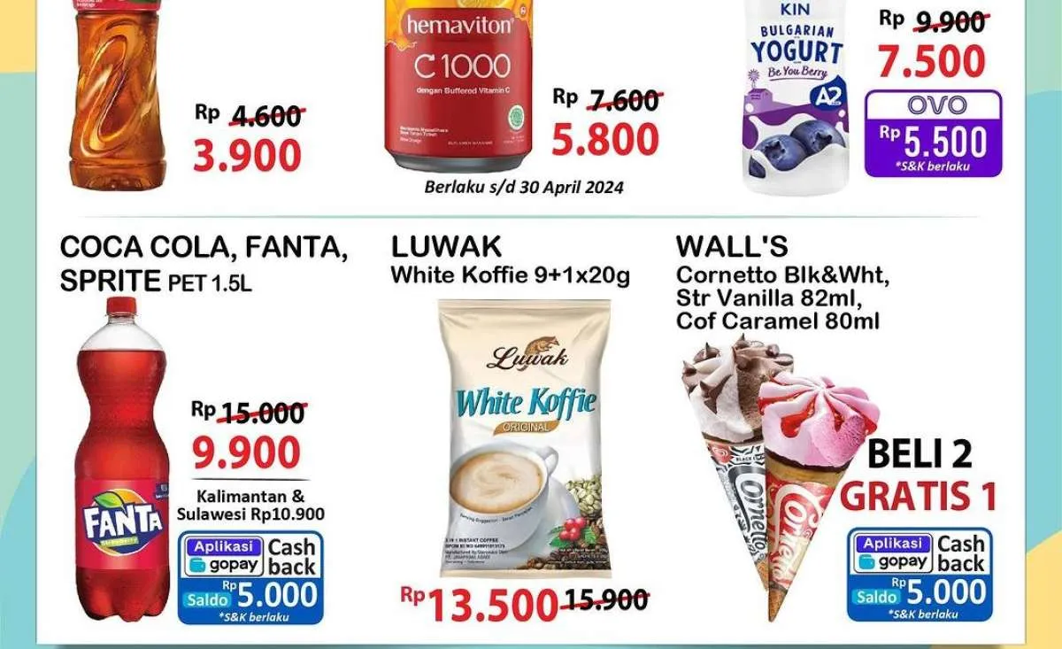 Promo JSM Alfamart Terbaru April 2024, Jangan Lewatkan Es Krim Beli 2 Gratis 1