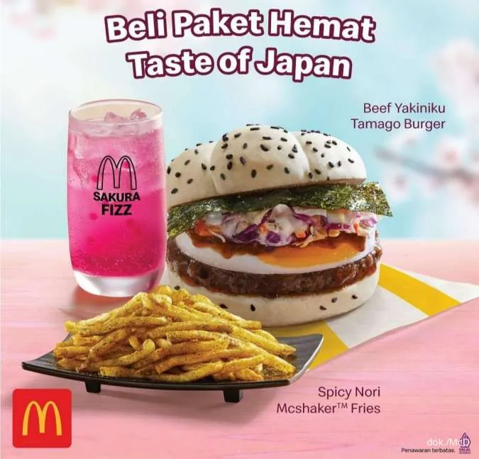 Menu Baru McD Taste of Japan