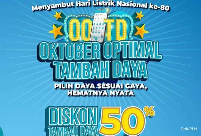 Promo PLN Hari Listrik Nasional di Oktober 2025, Tambah Daya Diskon 50%