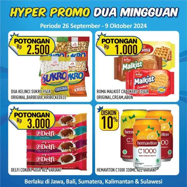 Promo Hypermart Dua Mingguan Periode 26 September-9 Oktober 2024