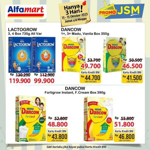 Katalog Promo JSM Alfamart Terbaru 13-15 Oktober 2023