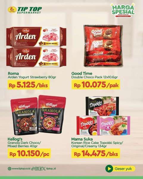 Promo Tip Top 1-15 Juli 2024 Harga Spesial