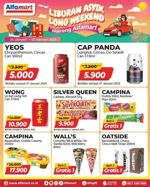 Promo Alfamart Long Weekend Periode 24 Januari-2 Februari 2025