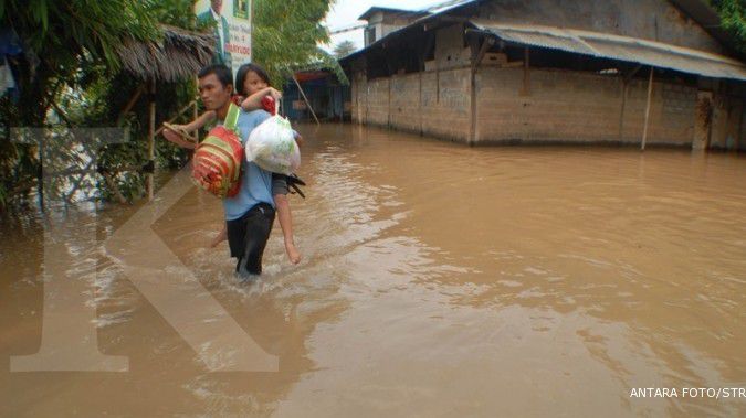 Ini lokasi banjir Jakarta Minggu pagi
