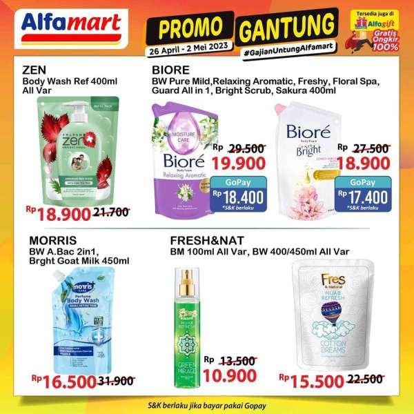 Katalog Promo Alfamart Gantung (Gajian Untung) Periode 26 April-2 Mei 2023