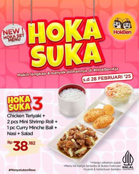 Promo HokBen Hoka Suka Sampai 28 Februari 2025