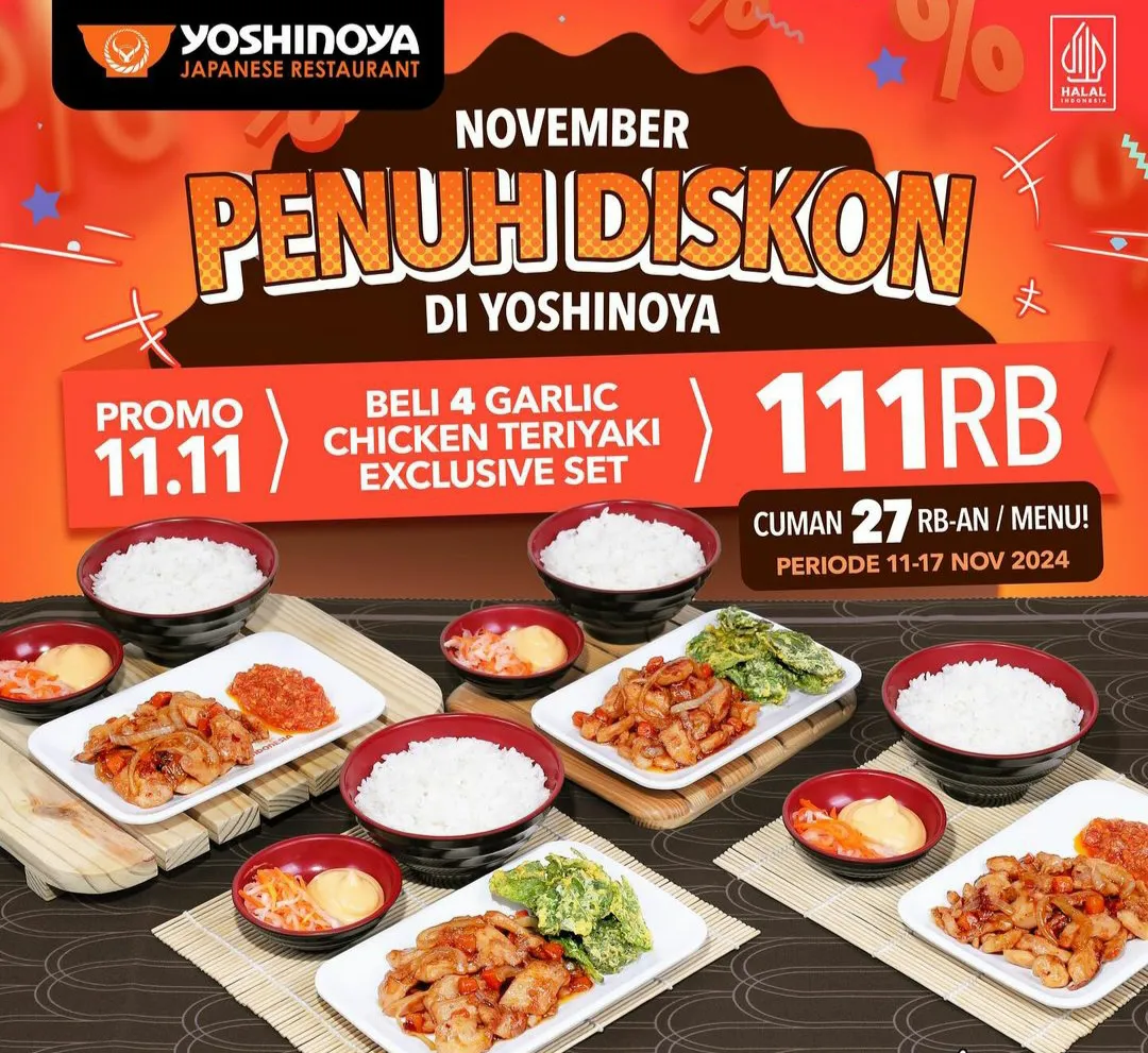 Promo 11.11 Yoshinoya