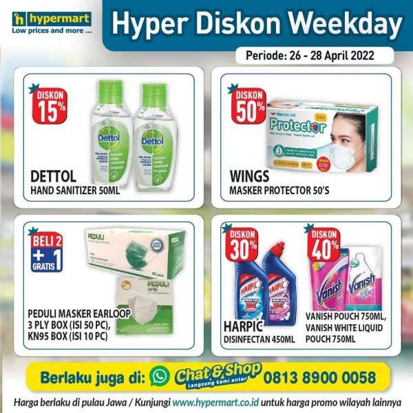 Promo Hypermart Mulai 26-28 April 2022