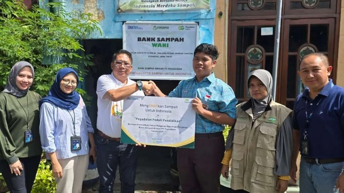 Pegadaian Beri Beasiswa Pendidikan Bagi Pengelola Bank Sampah se-Indonesia