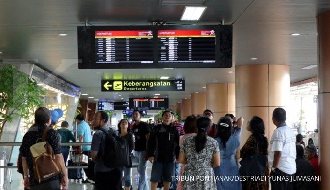 Sejumlah penerbangan ke Bandara Supadio masih tertunda pasca Lion Air tergelincir